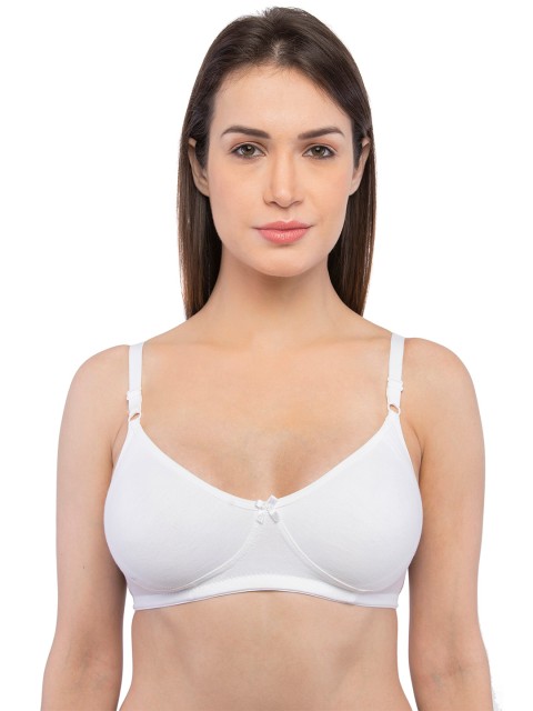 

Feelings Pack of 2 White Full Coverage Everyday Bra ABC32B_D-White