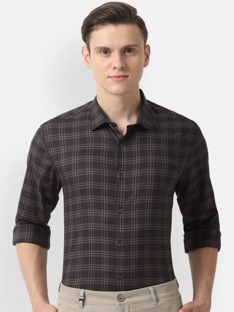 

Louis Philippe Sport Men Grey Slim Fit Checked Casual Shirt