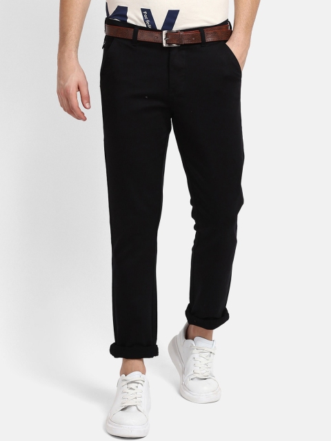 

V2 Value & Variety Men Black Regular Fit Chinos