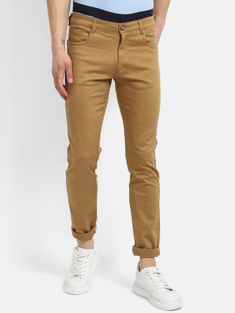 

V2 Value & Variety Men Khaki Solid Regular Fit Trousers