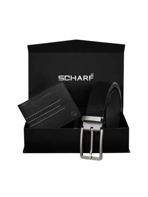 

SCHARF Men Black Solid Formal Accessory Gift Set