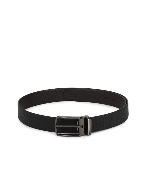

Van Heusen Men Black Leather Reversible Formal Belt