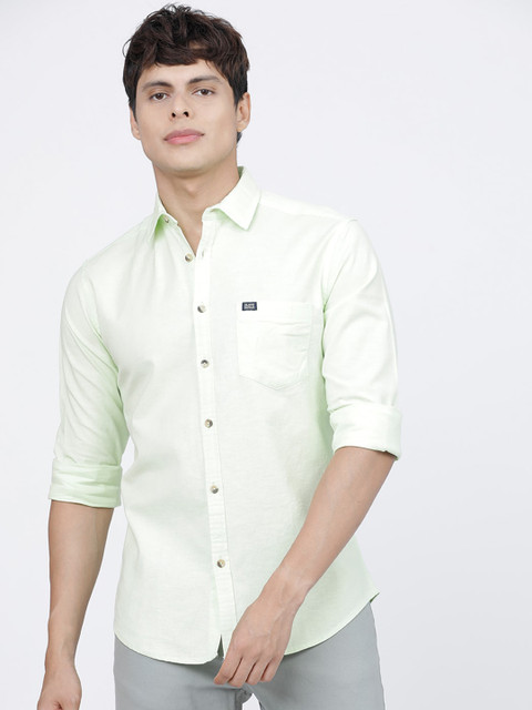 

The Indian Garage Co Men Green Casual Shirt