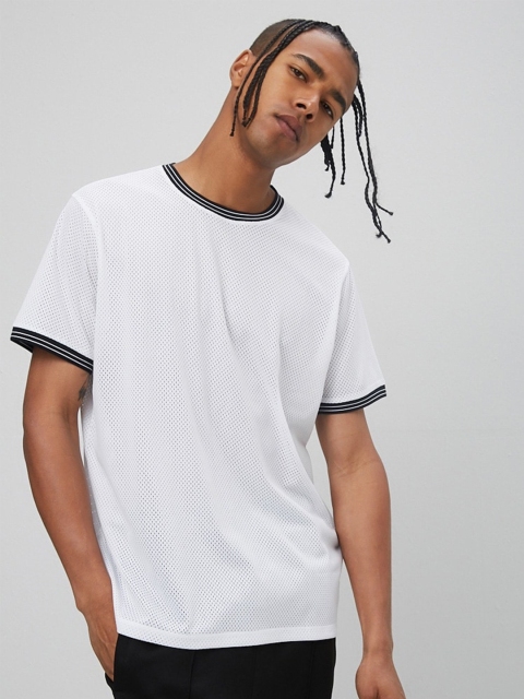 

FOREVER 21 Men White T-shirt