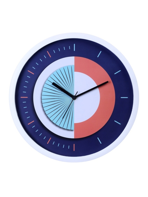 

Bodh Design Blue & White Printed Contemporary 28 Cm Analogue Wall Clock