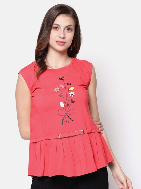 

V2 Value & Variety Pink Floral Regular Top