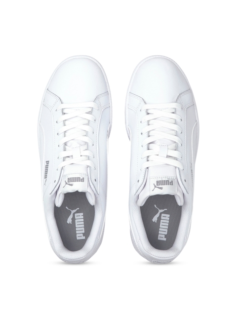 

Puma Adult White Smash Leather Sports Sneakers