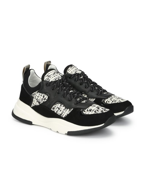 

Ted Baker Women Black & White Printed Training Shoes