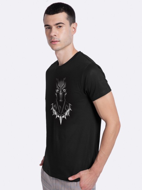 

Bewakoof Men Black Printed T-shirt