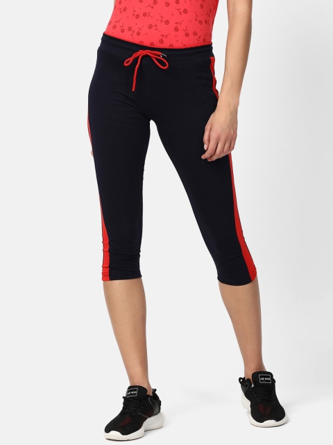 

V2 Value & Variety Women Black & Red Capris