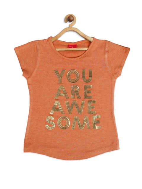 

Tiny Girl Girls Orange Regular Top