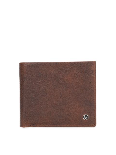 

Allen Solly Men Brown Solid Leather Two Fold Wallet