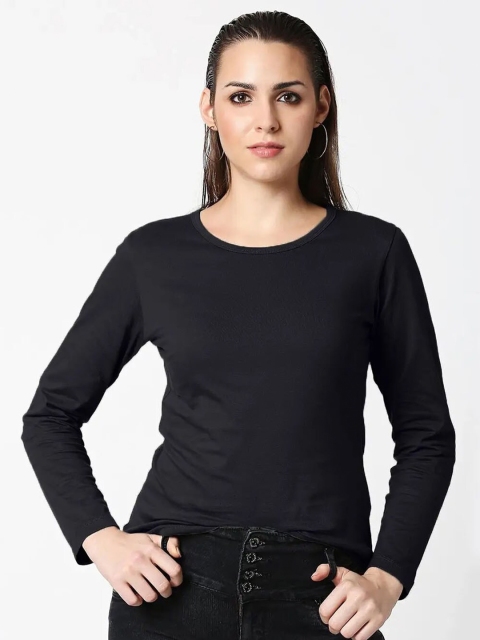

Bewakoof Women Black T-shirt