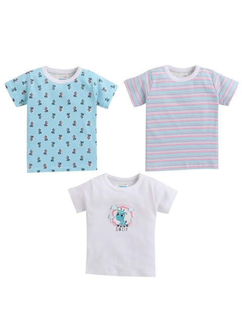 

BUMZEE Girls Blue 3 Printed T-shirt