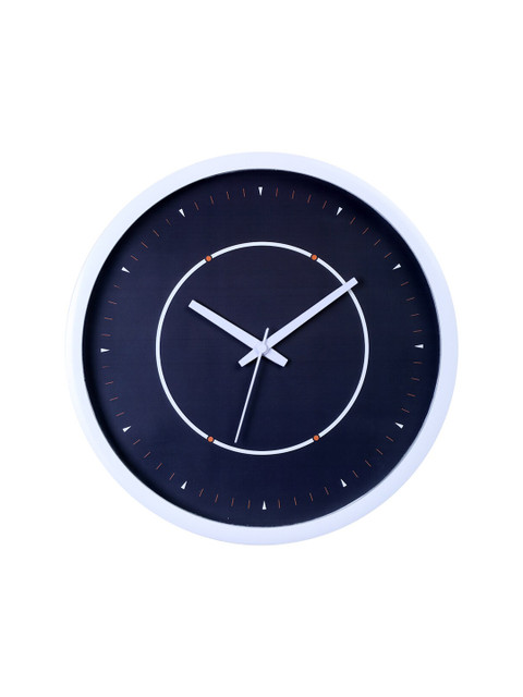 

Bodh Design Navy Blue Contemporary Wall Clock