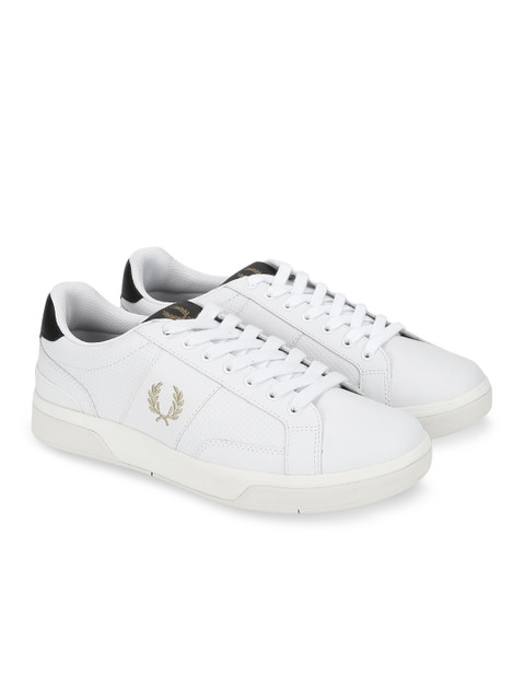

Fred Perry Men White Leather Casual Sneakers