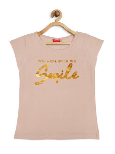 

Tiny Girl Beige Regular Casual Top