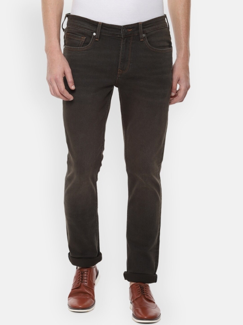

Louis Philippe Jeans Men Brown Slim Fit Clean Look Jeans