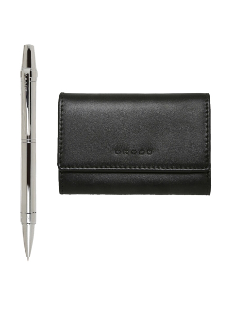 Cross Silver-Toned & Black Accessory Gift Set
