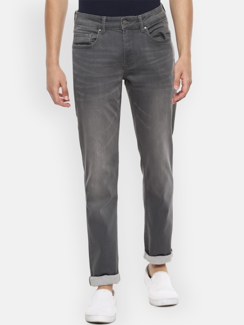 

Louis Philippe Jeans Men Grey Slim Fit Light Fade Jeans