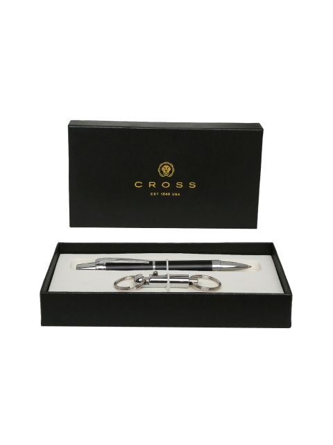 

Cross Black & Silver-Toned Accessory Gift Set