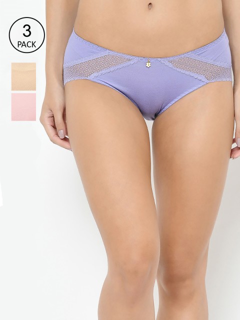 

Cosmo Lady Women Pack Of 3 Hipster Briefs 214218Packof3-S, Multi