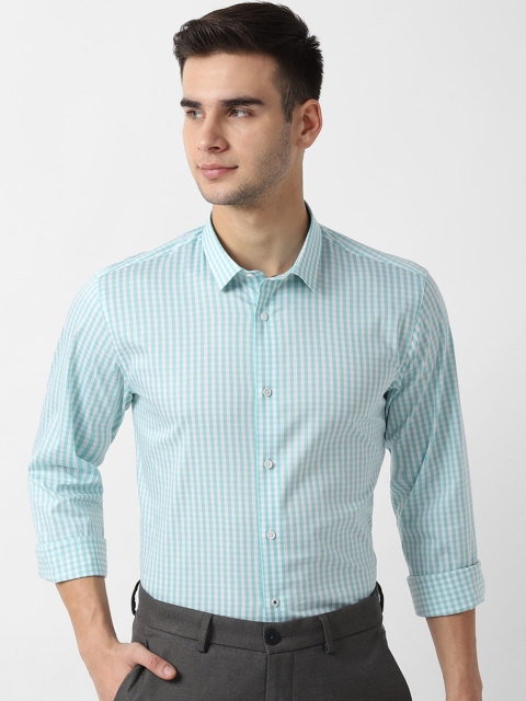 

Louis Philippe Sport Men Green Slim Fit Checked Casual Shirt