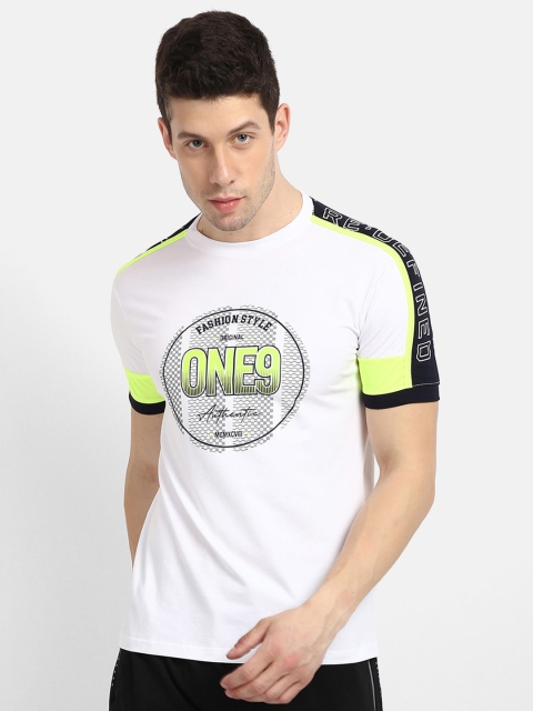 

V2 Value & Variety Men White & Black Typography Printed T-shirt