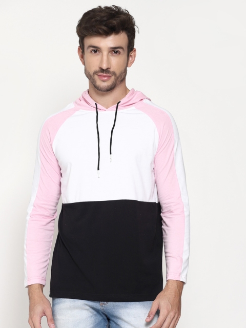 

PAUSE SPORT Men Multi Colourblocked Slim Fit T-shirt
