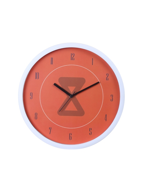 

Bodh Design Orange & Navy Blue Printed Contemporary Wall Clock