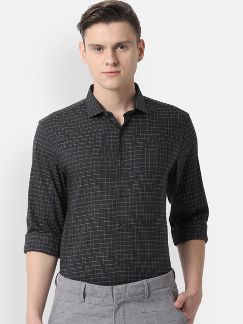

Louis Philippe Sport Men Black Slim Fit Checked Casual Shirt