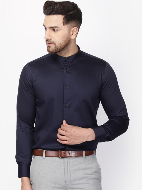 

Blackberrys Men Navy Blue Slim Fit Casual Shirt