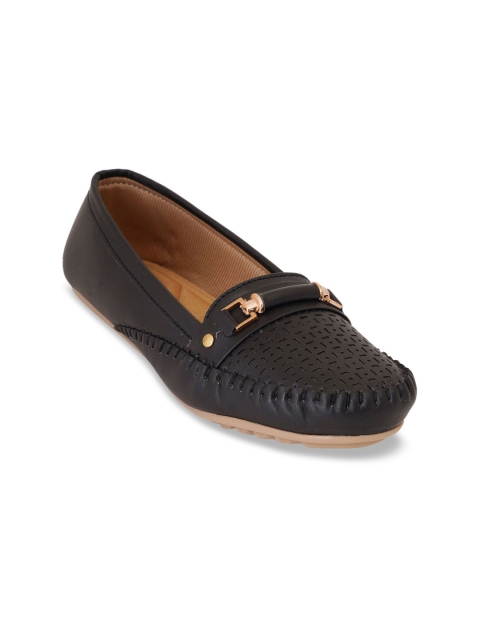 

Get Glamr Women Black Perforations Loafers