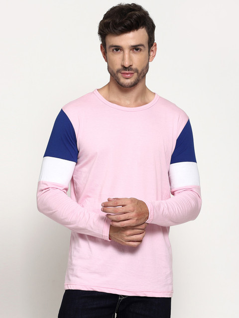 

PAUSE SPORT Men Multi Colourblocked T-shirt