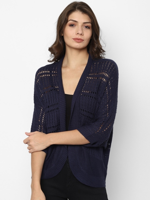 

Allen Solly Woman Women Navy Blue Shrug