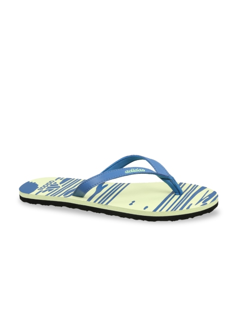 

ADIDAS Men Green & Blue Printed Jung Ws Thong Flip-Flops