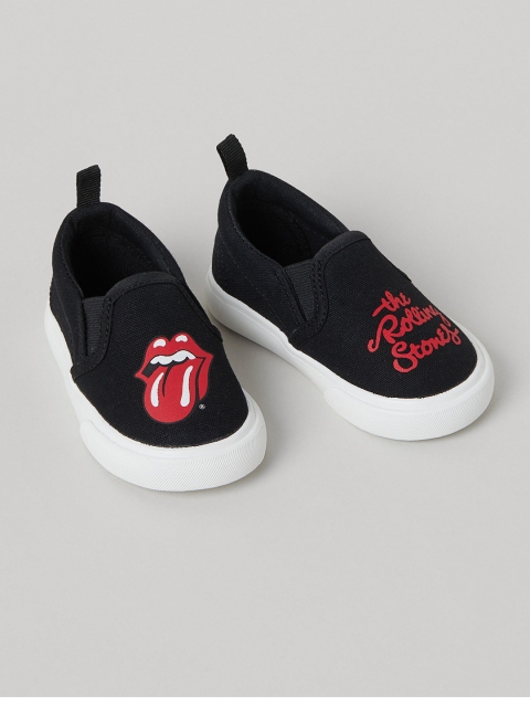

H&M Girls Black Slip-On Trainers