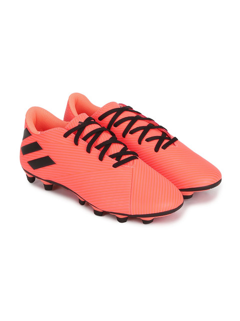 

ADIDAS Men Orange & Black NEMEZIZ 19.4 FxG Football Shoes