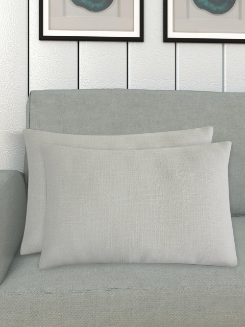 

Home Centre Off White Set of 2 Rectangle Cushion Covers