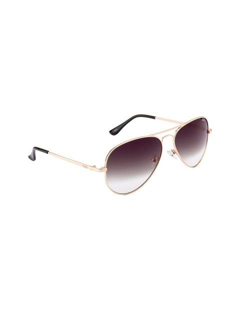 

IDEE Unisex Purple Lens & Gold-Toned Aviator Sunglasses IDS2500-C3SG