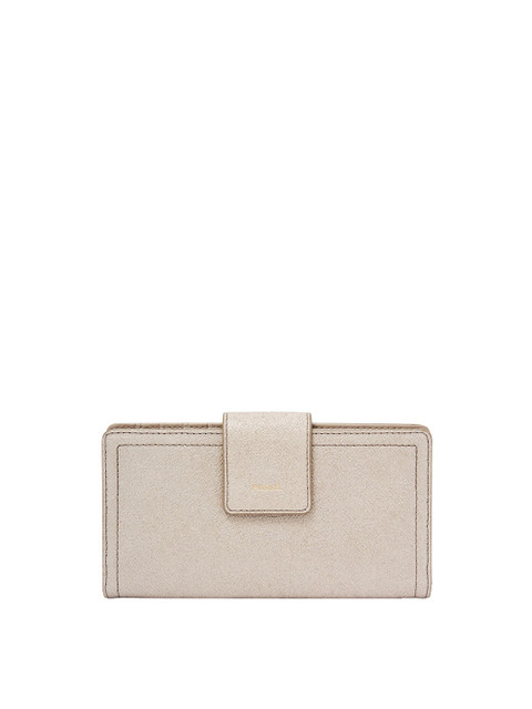 

Fossil Beige Leather Purse