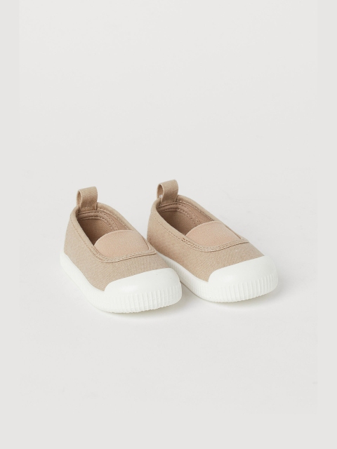 

H&M Girls Beige Slip-On Trainers