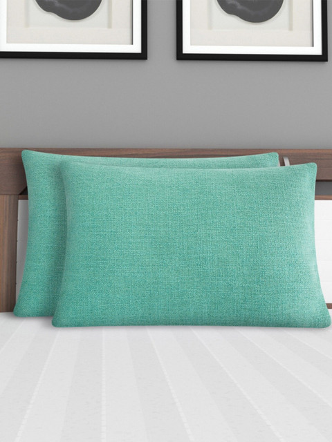 

Home Centre Blue Set of 2 Rectangle Pillow Covers