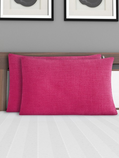 

Home Centre Pink Set of 2 Rectangle Pillow Covers
