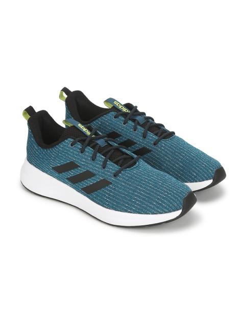 

ADIDAS Men Blue & Black Supervega M Running Shoes