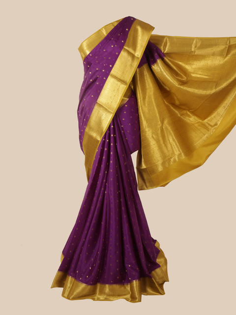 

Pothys Women Violet Colour Saree