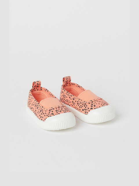 

H&M Girls Orange & Black Printed PU Slip-On Sneakers