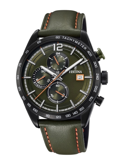 

FESTINA Men Green Dial Chrono Sport Chronograph Analogue Multi Function Watch