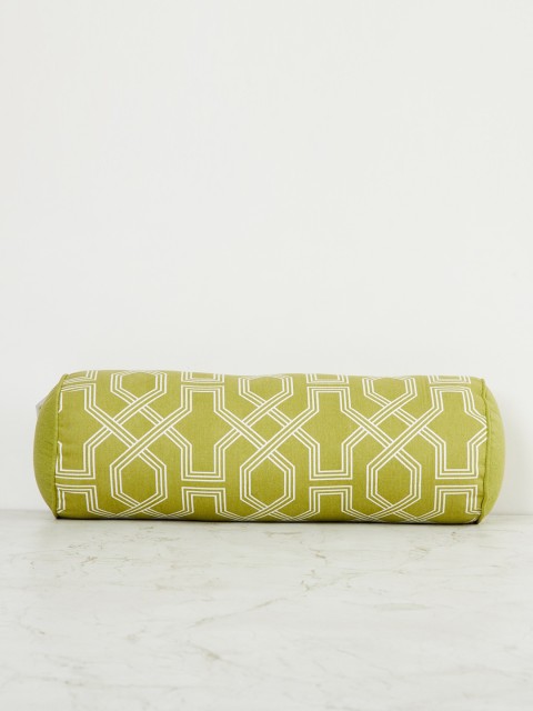 

Home Centre Lime Green Printed Arcadia Bolster Pillow