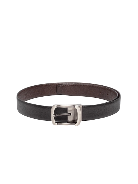 

Teakwood Leathers Men Black Textured Leather Formal Belt